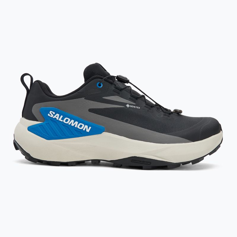 Herren-Laufschuhe Salomon Genesis GTX schwarz/lunar rock/french blue 2