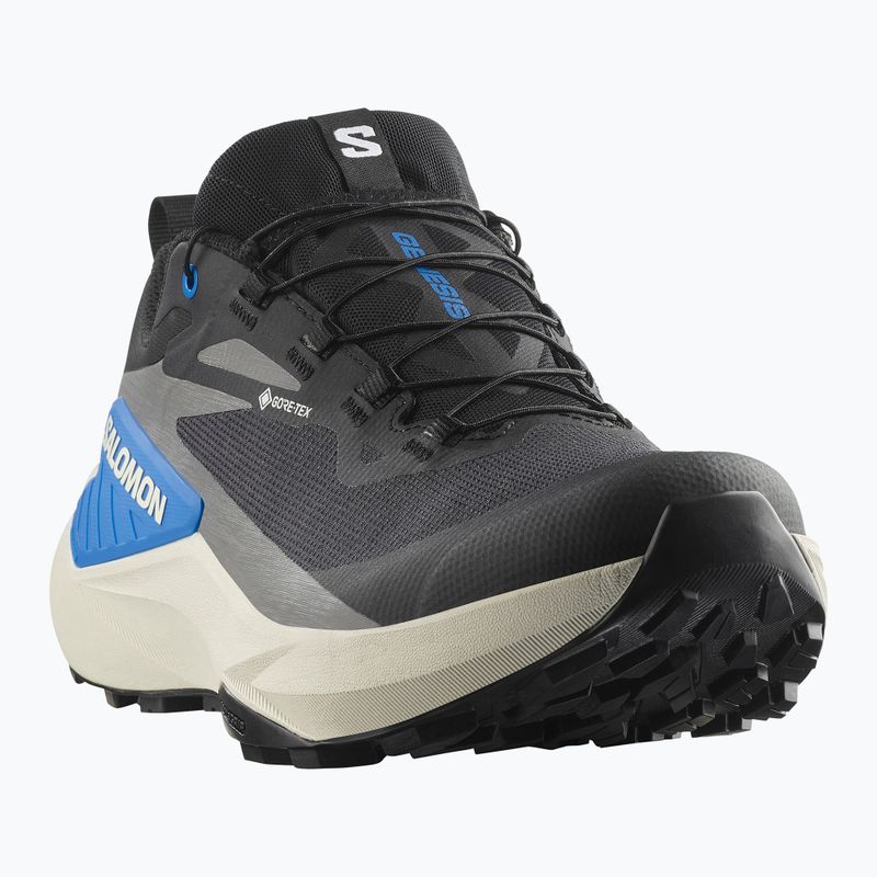 Herren-Laufschuhe Salomon Genesis GTX schwarz/lunar rock/french blue 8