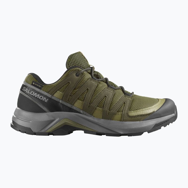 Herren-Trekkingschuhe Salomon X-Adventure Recon Waterproof olvnig/martini 8