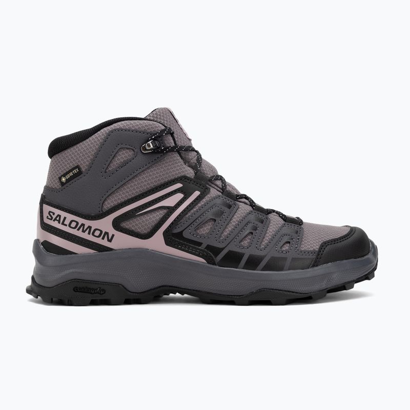 Damen-Trekkingstiefel Salomon Extegra GTX Mid henna/run raisin/mahogany rose 2