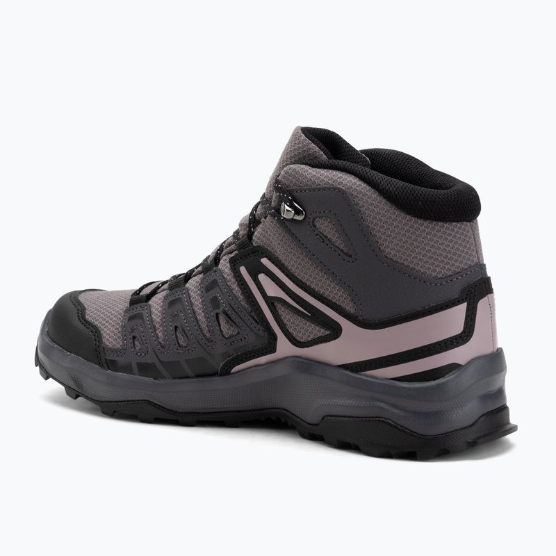 Damen-Trekkingstiefel Salomon Extegra GTX Mid henna/run raisin/mahogany rose 3