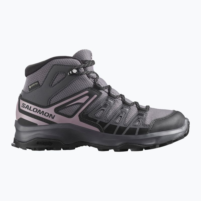 Damen-Trekkingstiefel Salomon Extegra GTX Mid henna/run raisin/mahogany rose 8