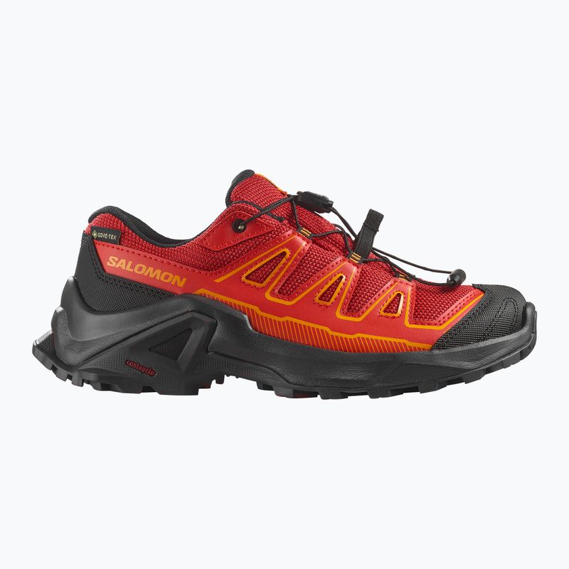 Kinder-Trekking-Schuhe Salomon X Ultra GTX biking red/schwarz/flame scarlet 8