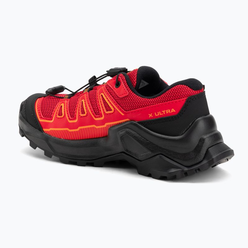 Kinder-Trekking-Schuhe Salomon X Ultra GTX biking red/schwarz/flame scarlet 3