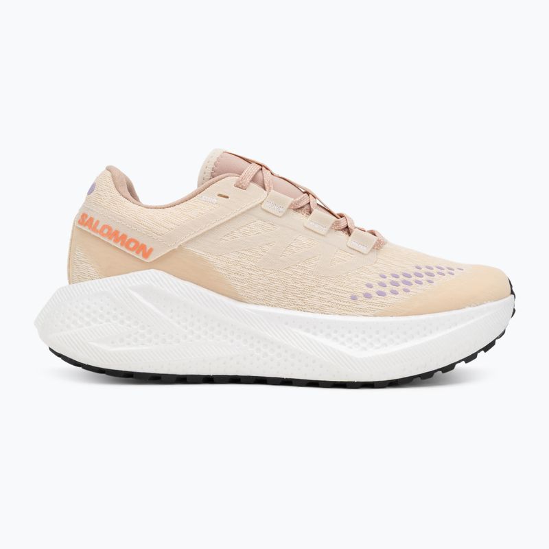 Damen-Laufschuhe Salomon Aero Glide 3 Gravel shortbread/white/fushion coral 2