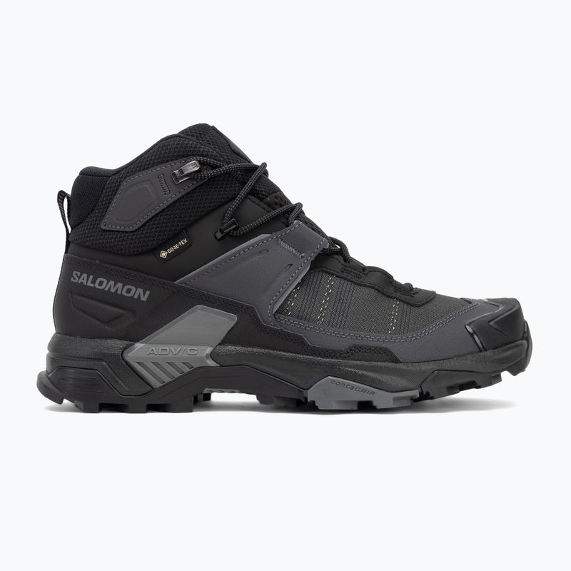 Herren-Trekkingstiefel Salomon X Ultra 5 MID GTX schwarz / asphalt / castlerock 2