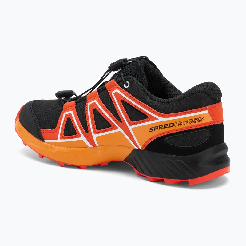 Kinder-Trekking-Schuhe Salomon Speedcross schwarz/Kirschrot/Kurkuma 3