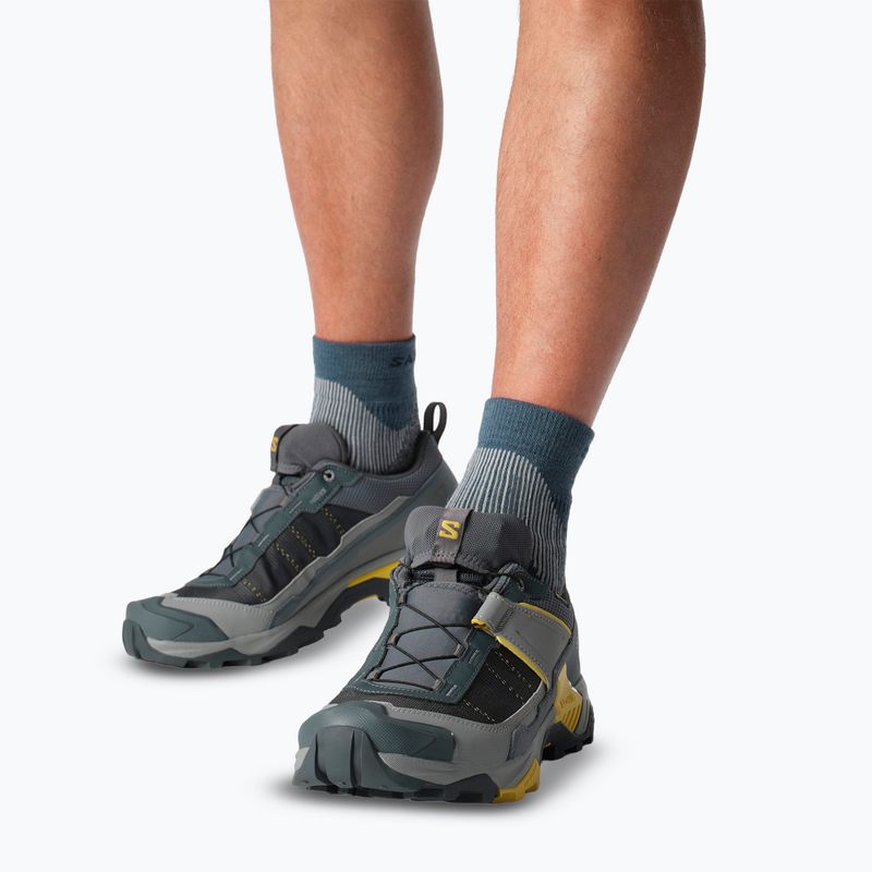 Herren-Trekking-Schuhe Salomon X ULTRA 5 GTX turbulence/monument/spicy mustard 8