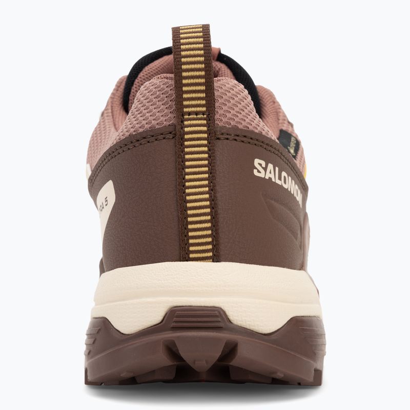 Damen-Trekking-Stiefel Salomon X ULTRA 5 GTX Wurzelholz / french roast / rattan 6