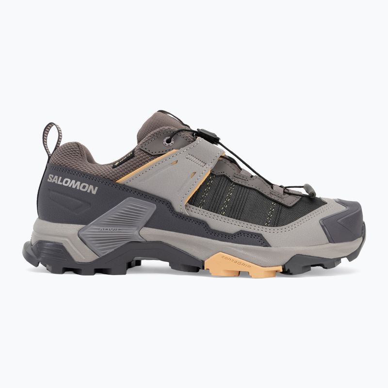 Damen-Trekking-Stiefel Salomon X ULTRA 5 GTX Pflaume Kitten / neun Eisen / weichen Ton 2