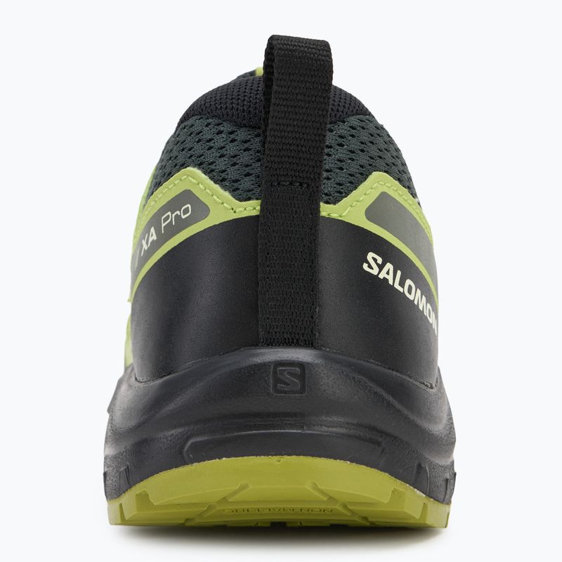 Kinder-Trekking-Schuhe Salomon XA Pro V8 urban chic/schwarz/dunkles Zitrone 6