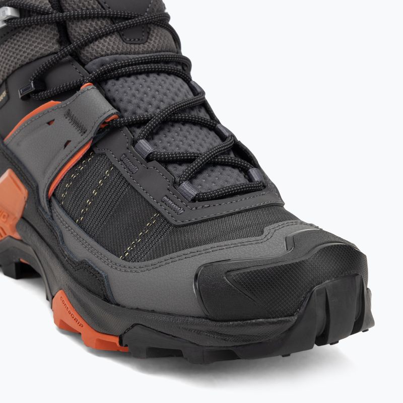 Herren-Trekkingstiefel Salomon X Ultra 5 MID GTX asphalt / castlerock / burnt ochre 7