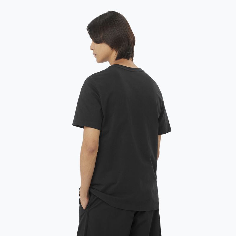 Shirt Herren Salomon Big Logo Tee deep black 2
