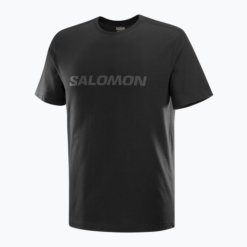 Shirt Herren Salomon Big Logo Tee deep black 4