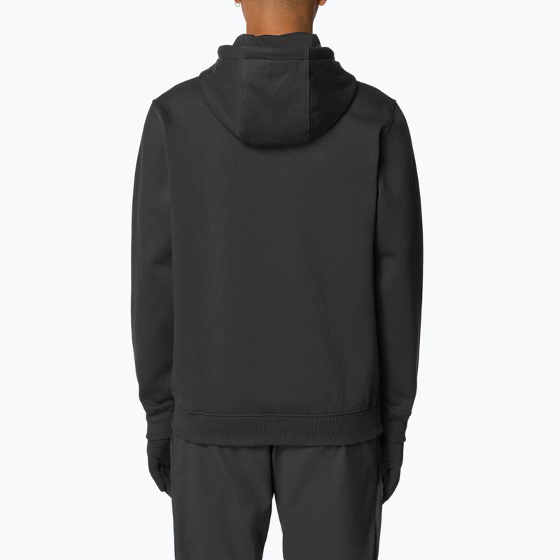 Herrenpullover Salomon Chest Logo Hoodie deep black 2