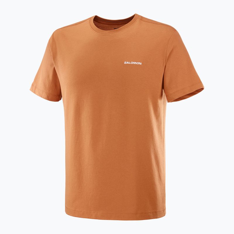 Shirt Herren Salomon Logo Tee sierra 4