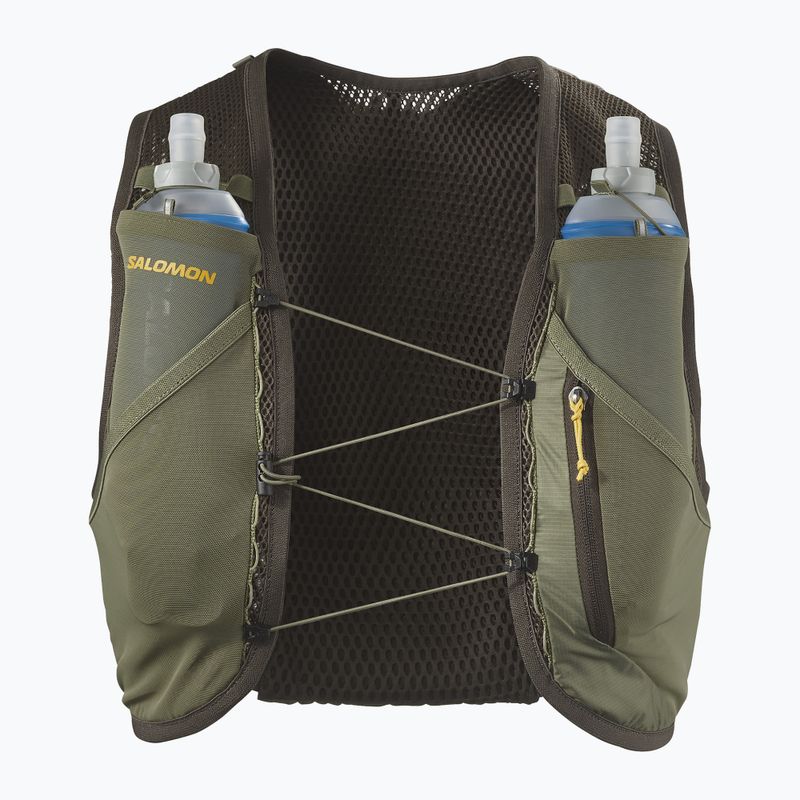 Laufweste Salomon Active Skin 4 Gravel Set wren/deep lichen green/spicy mustard