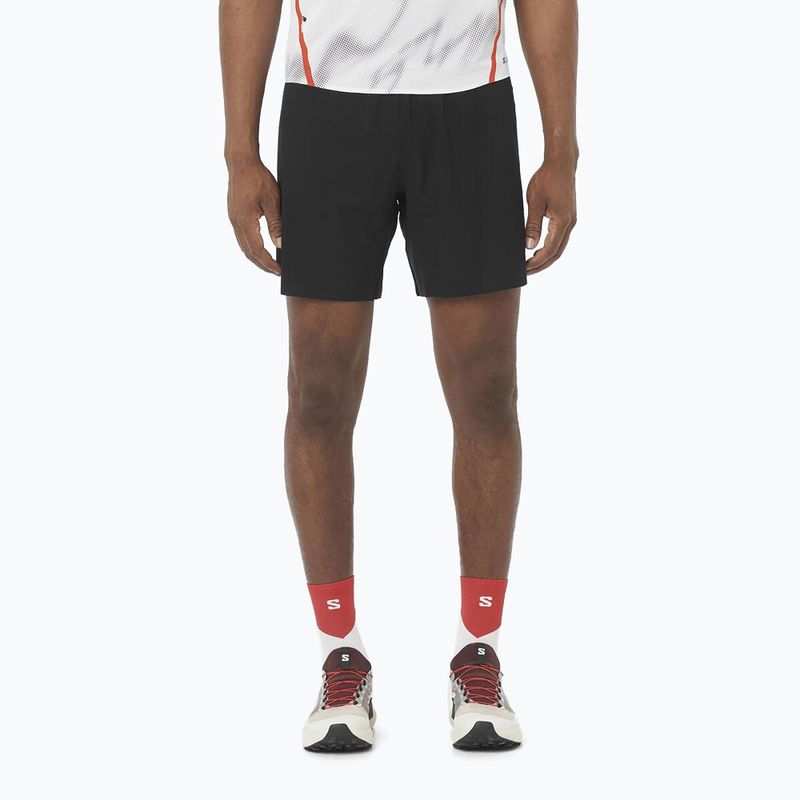 Laufshorts Herren Salomon S/Lab Speed Spl 7" deep black / fiery red