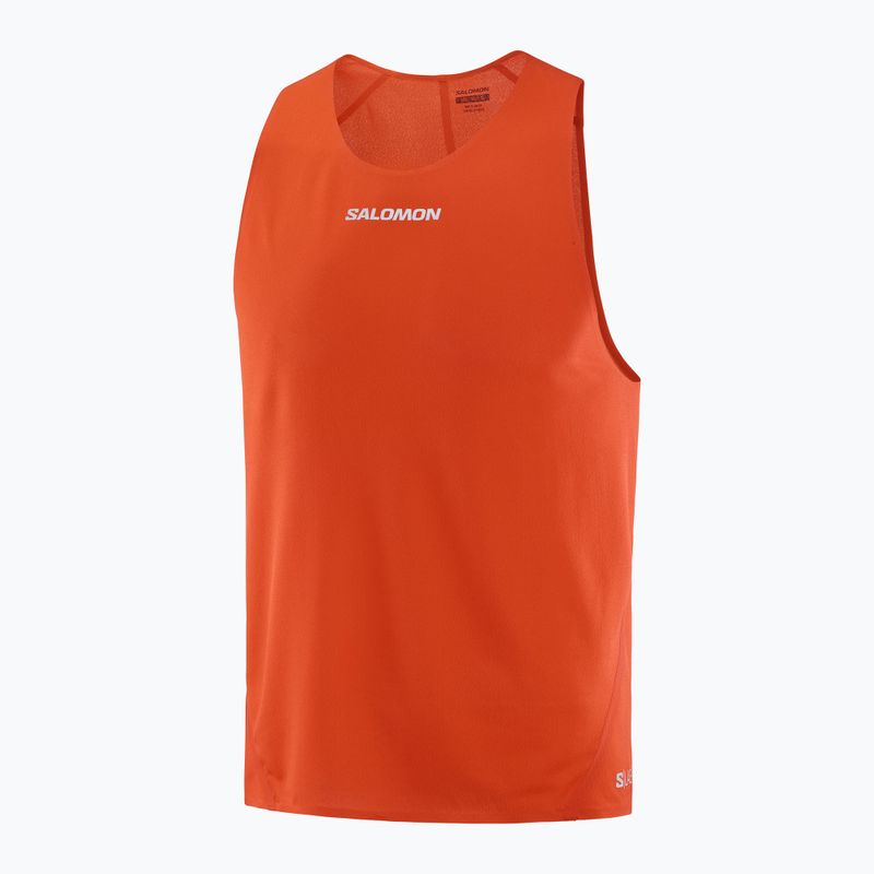 Lauf Tank Top Herren Salomon S/Lab Speed Singlet flery red 4
