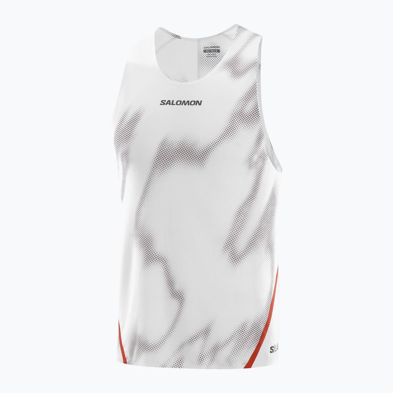 Lauf Tank Top Herren Salomon S/Lab Speed Singlet white / andorra 4