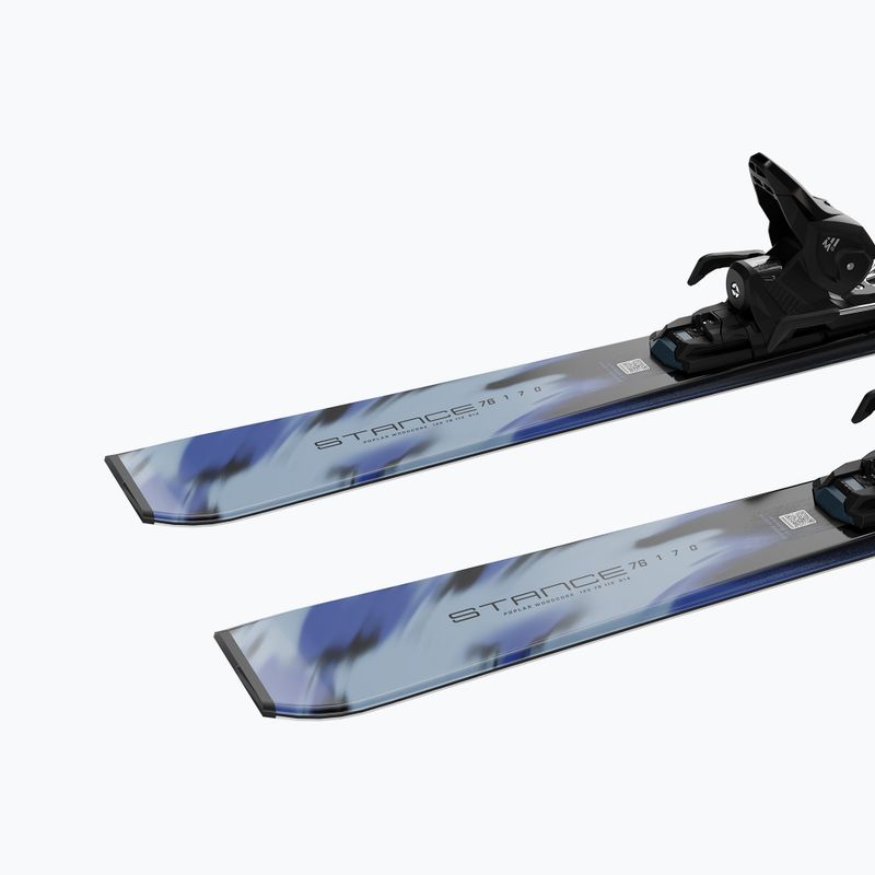 Alpinski mit Bindung Salomon Stance 76 + M10 GW blissful blue/black 7