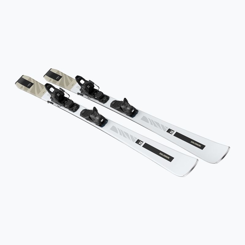 Damen-Ski Salomon S/Max N°4 + Bindungen M10 GW white/light bronze metallic 3