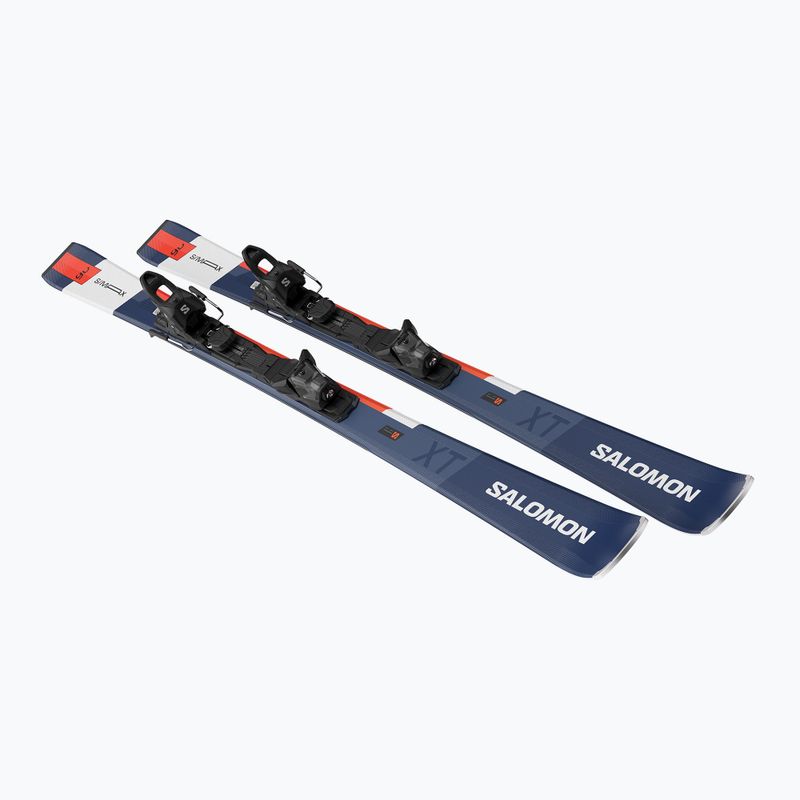 Ski Salomon S/Max 6 XT + Bindungen M10 GW silver/legion blue met/fiery coral 3