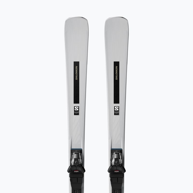 Damen-Ski Salomon S/Max N°10 Silver + Skibindungen M10 GW silver met/light bronze met/black 4