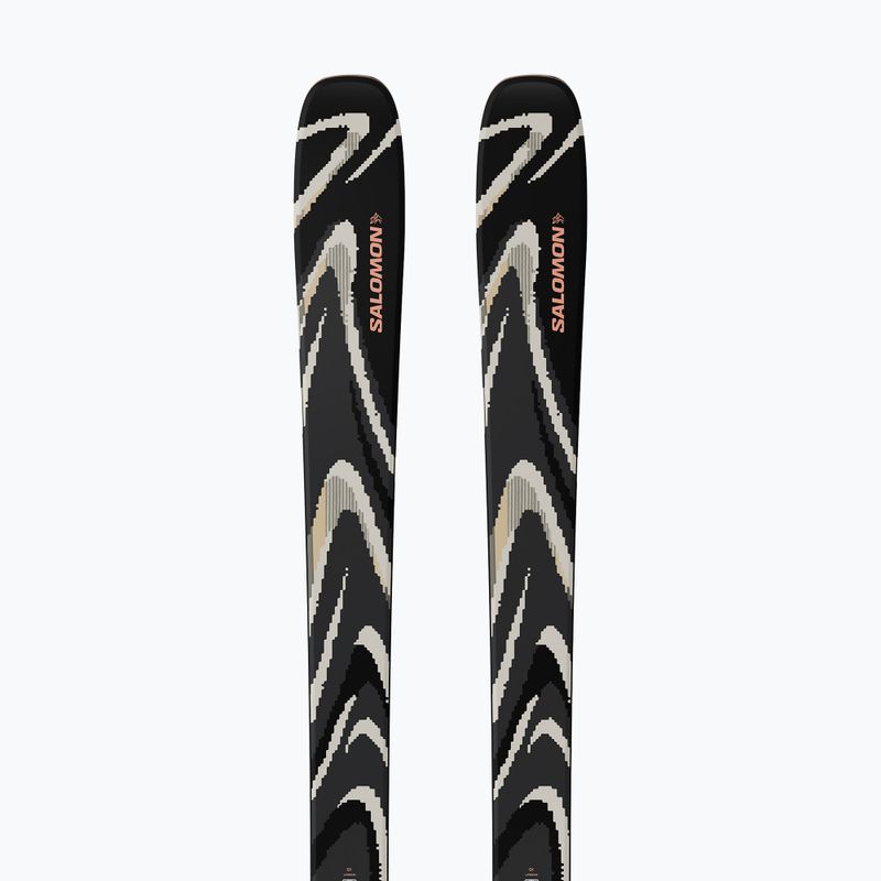 Alpinski Salomon QST 94 Black black/almond milk 3