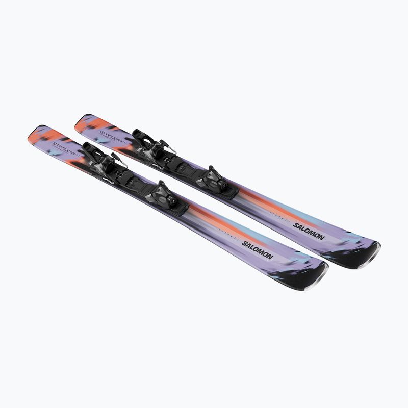 Alpinski Salomon Stance Pro 86 + Bindungen MI12 GW violet tulip/nasturtium/black 3