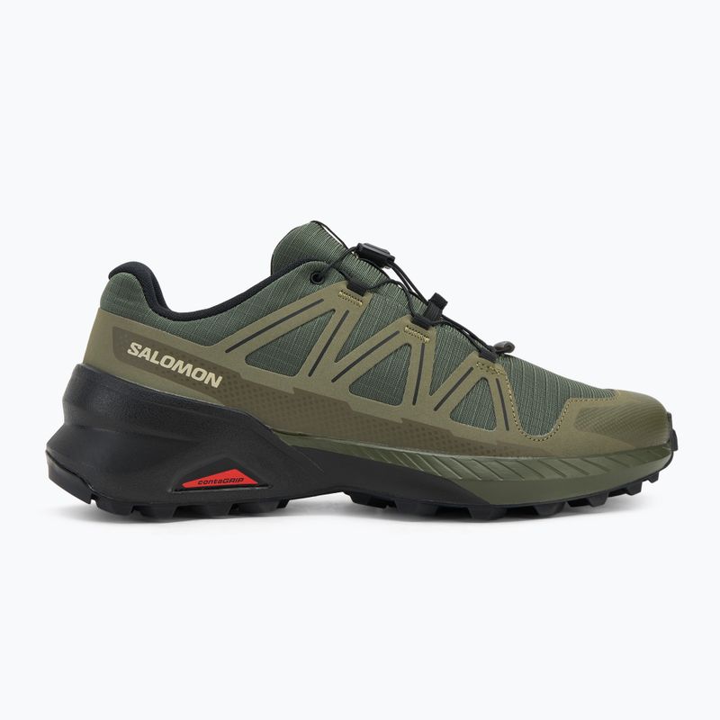 Herren-Laufschuhe Salomon Speedcross Peak olive night/deep lichen green/schwarz 2