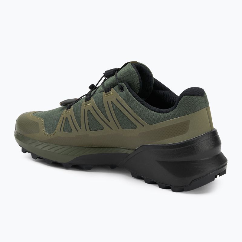 Herren-Laufschuhe Salomon Speedcross Peak olive night/deep lichen green/schwarz 3