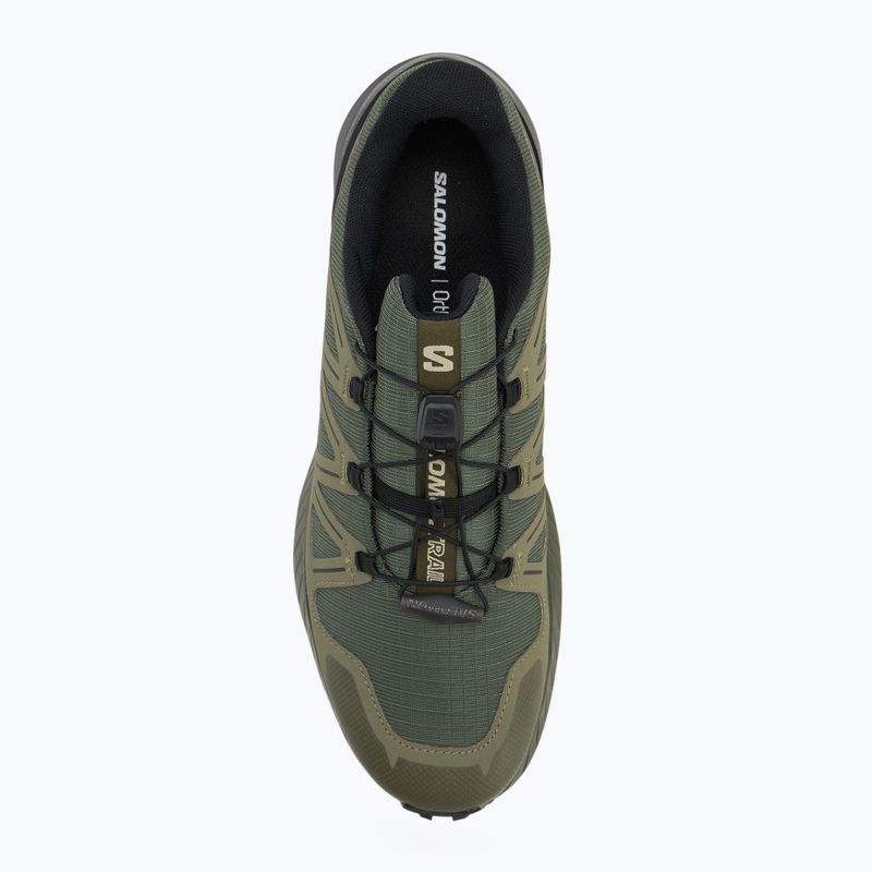 Herren-Laufschuhe Salomon Speedcross Peak olive night/deep lichen green/schwarz 5