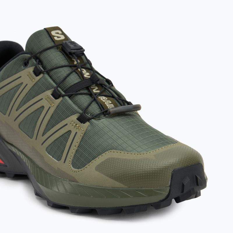 Herren-Laufschuhe Salomon Speedcross Peak olive night/deep lichen green/schwarz 8