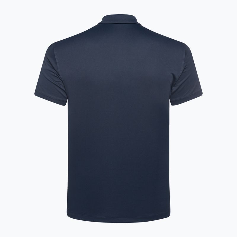 Herren Nike Court Dri-Fit Polo Solid obsidian/weiß Tennisshirt 2