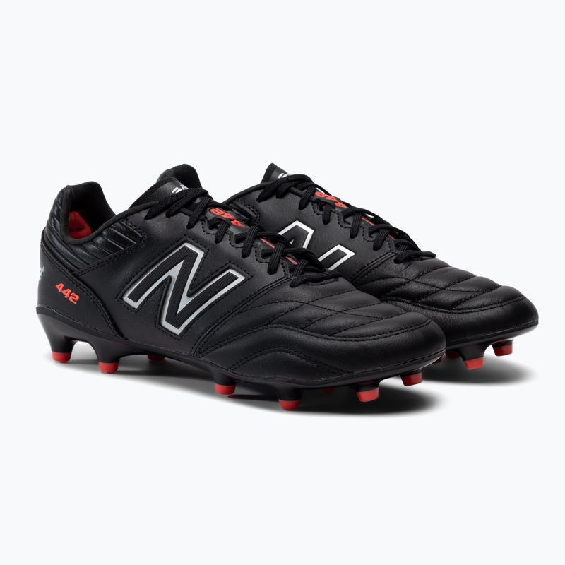 New Balance 442 V2 Pro FG Herren Fußballschuhe schwarz MS41FBK2.D.075 4
