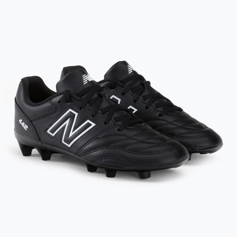 New Balance 442 V2 Academy FG Kinder Fußballschuhe schwarz JS43FBK2.M.035 4