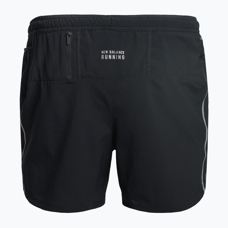 New Balance Impact Run 5" Herren Laufshorts schwarz MS21268BK 7