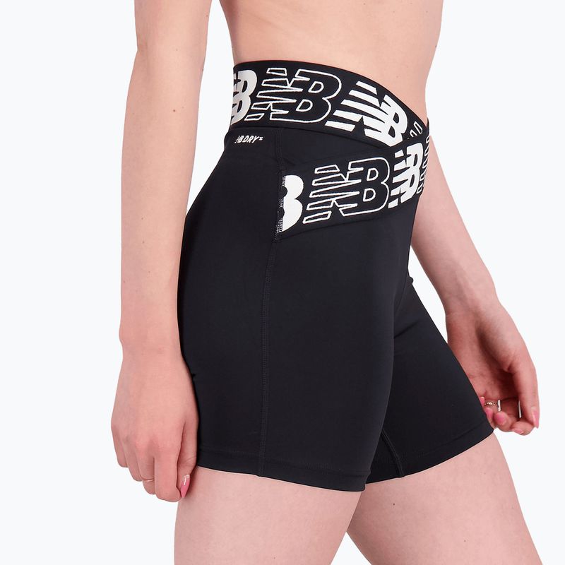Damen Trainingsshorts New Balance Relentless Fitted schwarz NBWS21182