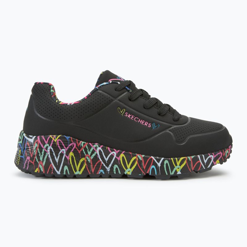 Schuhe Kinder SKECHERS Uno Lite Lovely Luv black/multicolor 2