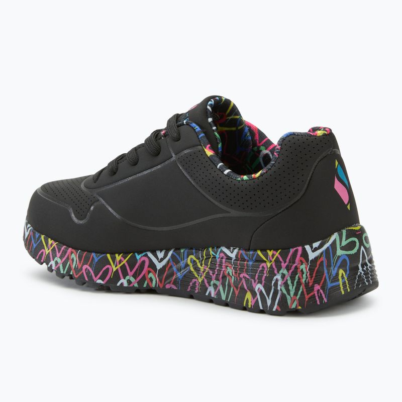 Schuhe Kinder SKECHERS Uno Lite Lovely Luv black/multicolor 3