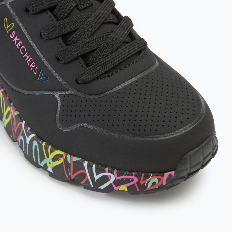 Schuhe Kinder SKECHERS Uno Lite Lovely Luv black/multicolor 7