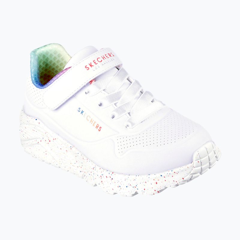 SKECHERS Kinder Turnschuhe Uno Lite Rainbow Specks weiß/multi 11