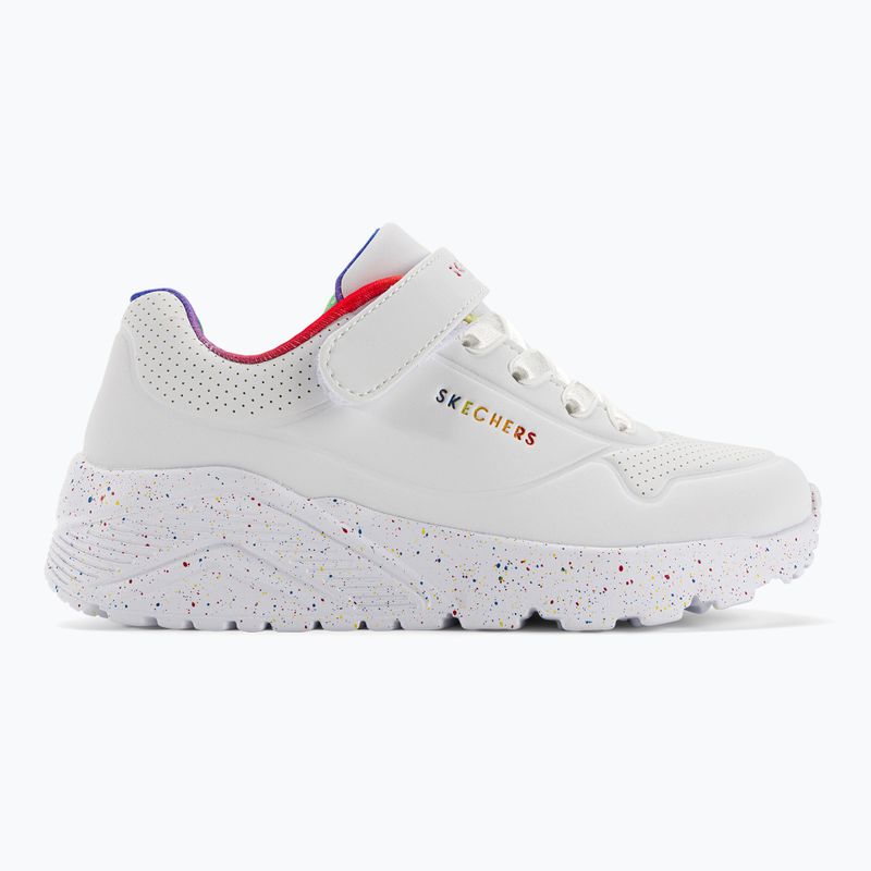 SKECHERS Kinder Turnschuhe Uno Lite Rainbow Specks weiß/multi 2