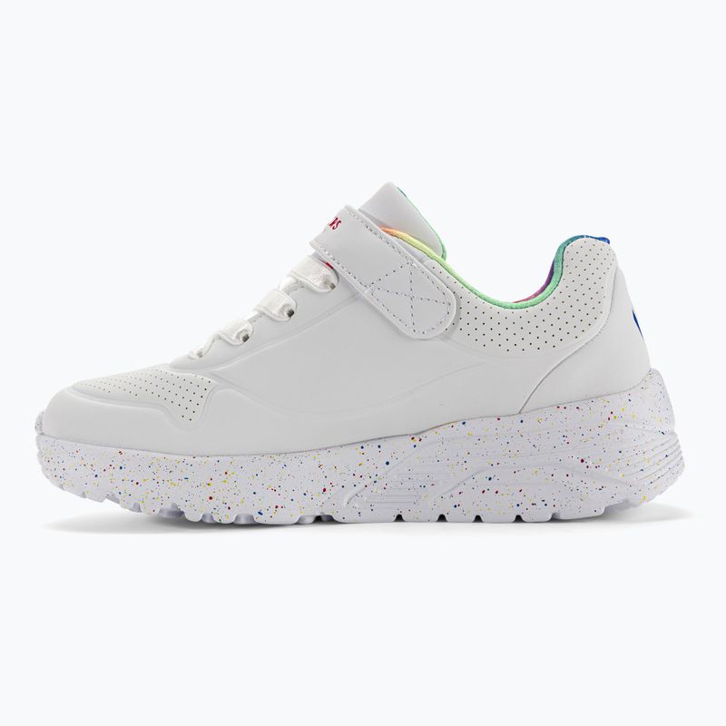 SKECHERS Kinder Turnschuhe Uno Lite Rainbow Specks weiß/multi 10