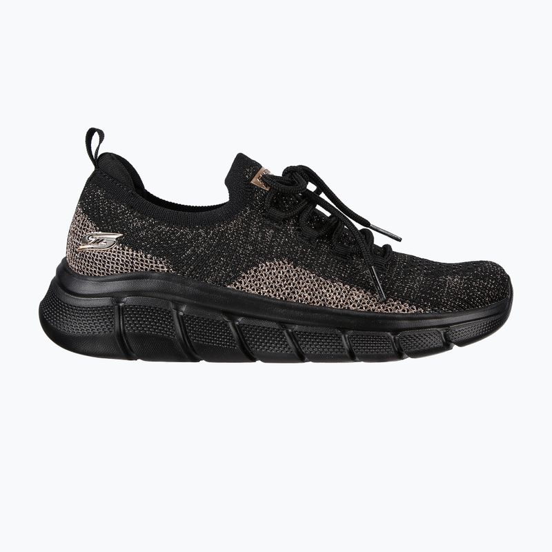 Damen SKECHERS Bobs B Flex Fall Sparks schwarz/gold Turnschuhe 8