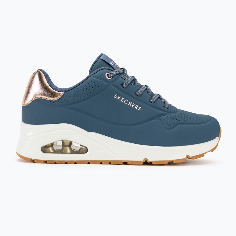 SKECHERS Uno Shimmer Away Damen Schuhe navy 3