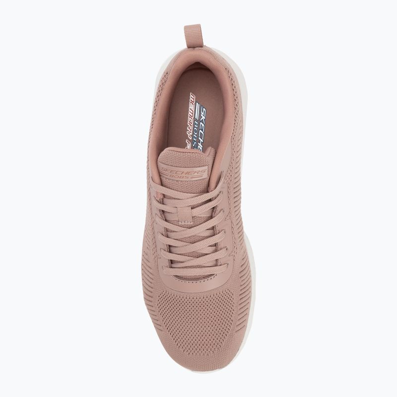Schuhe Damen SKECHERS Bobs Squad Chaos Face Off blush pink 5