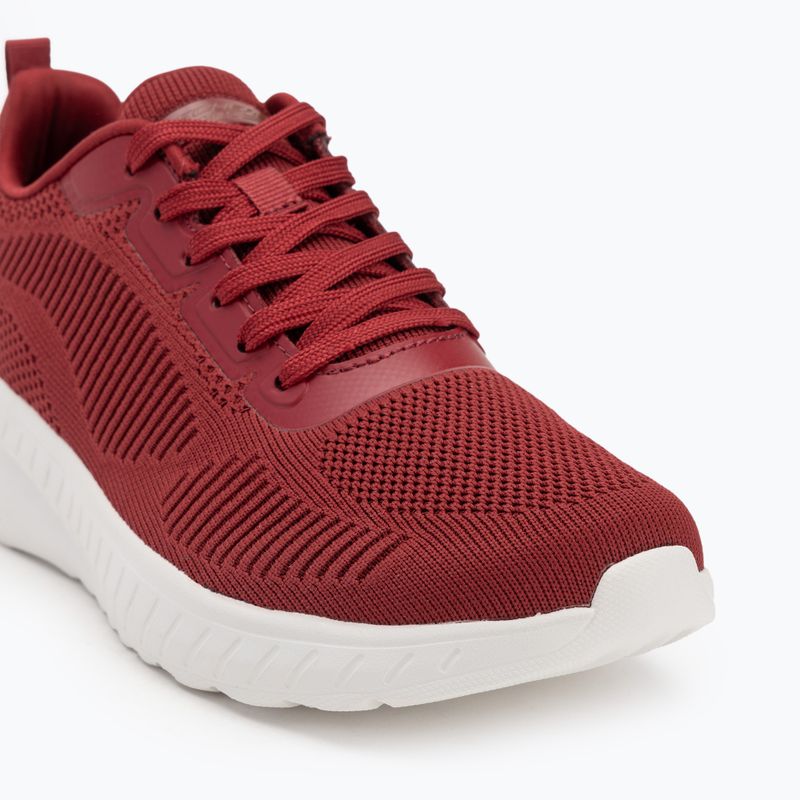Schuhe Damen SKECHERS Bobs Squad Chaos Face Off red 7