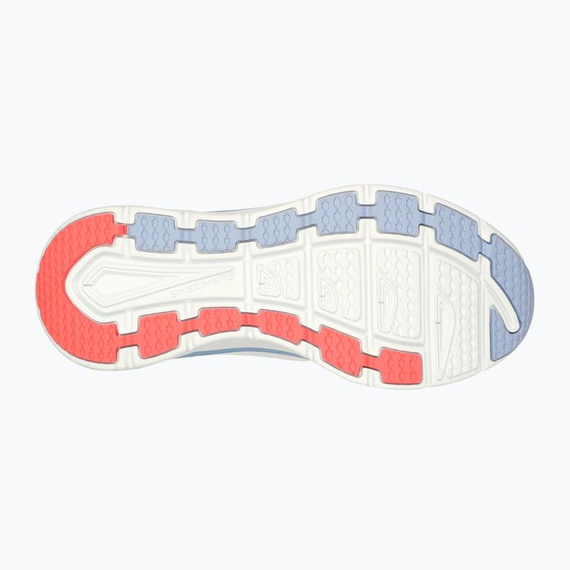 SKECHERS Damen D'Lux Walker Let It Glow weiß/rosa/blau Turnschuhe 14